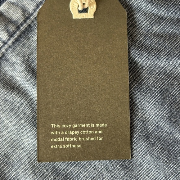 NEW RARE Aritzia Wilfred Oversized XS Berenson Poncho/Cape In Washed Blue - Picture 13 of 15